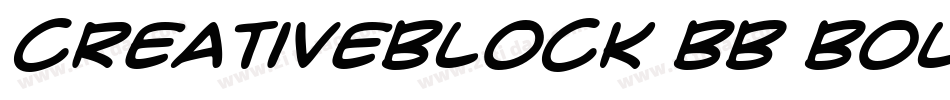 CreativeBlock BB Bold字体转换